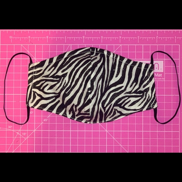 Hand Crafted Accessories - Triple layer face mask. Nose wire. Pocket Filter